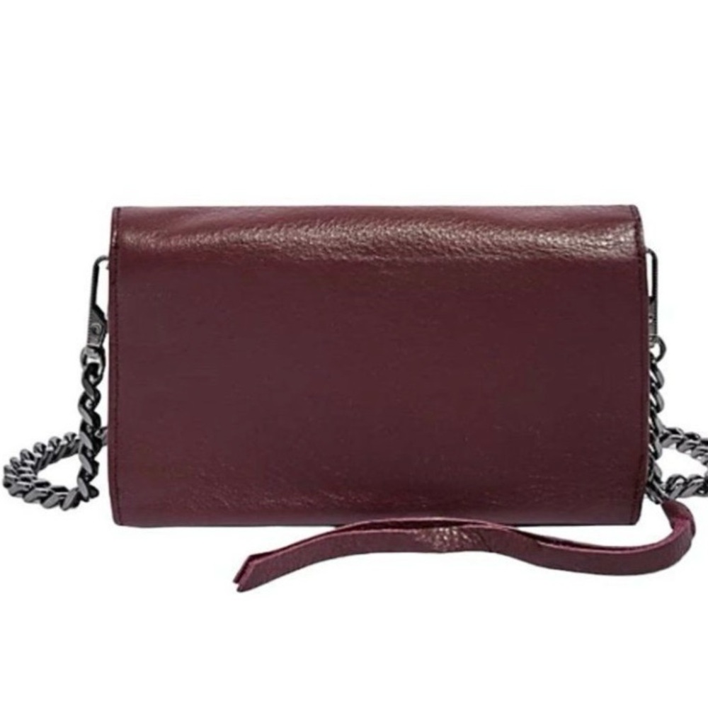 Aimee Kestenberg Convertible Cross-Body Bag _ Burgundy/Gunmetal